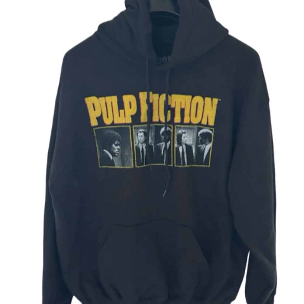 Official Pulp Fiction Double Sided Unisex Graphic Hoodie Sz Medium